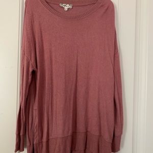 Womens pink sweatshirt